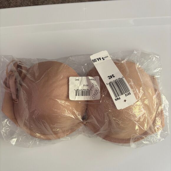 Felina Evolve Convertible Strapless Bra Underwire Fawn Bra 34C - Picture 1 of 6